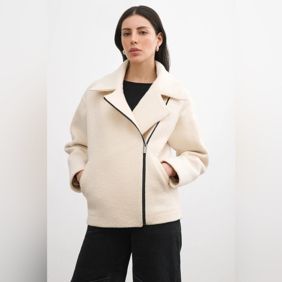 Marcella New York XS Cream Harvey Jacket - New With Tags + Never Worn - Picture 2 of 9